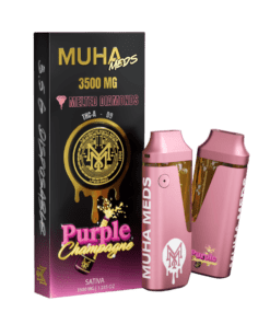 MUHA MEDS PURPLE CHAMPAGNE 3500 MG DISPOSABLE| SATIVA